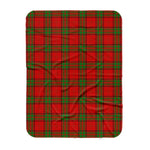 Scotstee Shop Tartan Plaid Blanket Maxwell Red Scottish Tartan Plaid Sherpa Blanket