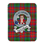 Scotstee Shop Tartan Plaid Blanket McCulloch Clan Badge Scottish Tartan Plaid Sherpa Blanket, Tartan Blanket, Plaid Blanket, Scottish Blanket, Gift Christmas Blanket, Christmas Blanket, Mother Day Gift, Father Day Gift