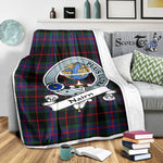 Scotstee Shop Tartan Plaid Blanket Nairn Clan Badge Scottish Tartan Plaid Sherpa Blanket, Tartan Blanket, Plaid Blanket, Scottish Blanket, Gift Christmas Blanket, Christmas Blanket, Mother Day Gift, Father Day Gift