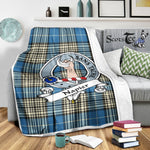Scotstee Shop Tartan Plaid Blanket Napier Ancient Clan Badge Scottish Tartan Plaid Sherpa Blanket, Tartan Blanket, Plaid Blanket, Scottish Blanket, Gift Christmas Blanket, Christmas Blanket, Mother Day Gift, Father Day Gift
