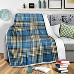 Scotstee Shop Tartan Plaid Blanket Napier Ancient Scottish Tartan Plaid Sherpa Blanket