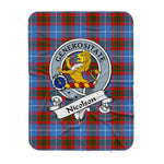 Scotstee Shop Tartan Plaid Blanket Nicolson Clan Badge Scottish Tartan Plaid Sherpa Blanket, Tartan Blanket, Plaid Blanket, Scottish Blanket, Gift Christmas Blanket, Christmas Blanket, Mother Day Gift, Father Day Gift