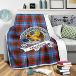 Scotstee Shop Tartan Plaid Blanket Nicolson Clan Badge Scottish Tartan Plaid Sherpa Blanket, Tartan Blanket, Plaid Blanket, Scottish Blanket, Gift Christmas Blanket, Christmas Blanket, Mother Day Gift, Father Day Gift
