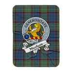 Scotstee Shop Tartan Plaid Blanket Nicolson Hunting Ancient Clan Badge Scottish Tartan Plaid Sherpa Blanket, Tartan Blanket, Plaid Blanket, Scottish Blanket, Gift Christmas Blanket, Christmas Blanket, Mother Day Gift, Father Day Gift
