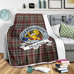 Scotstee Shop Tartan Plaid Blanket Nicolson Hunting Weathered Clan Badge Scottish Tartan Plaid Sherpa Blanket, Tartan Blanket, Plaid Blanket, Scottish Blanket, Gift Christmas Blanket, Christmas Blanket, Mother Day Gift, Father Day Gift