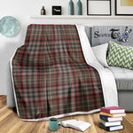 Scotstee Shop Tartan Plaid Blanket Nicolson Hunting Weathered Scottish Tartan Plaid Sherpa Blanket