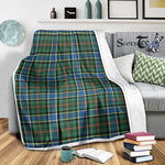 Scotstee Shop Tartan Plaid Blanket Ogilvie Hunting Ancient Scottish Tartan Plaid Sherpa Blanket