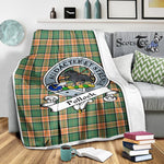 Scotstee Shop Tartan Plaid Blanket Pollock Hunting Clan Badge Scottish Tartan Plaid Sherpa Blanket, Tartan Blanket, Plaid Blanket, Scottish Blanket, Gift Christmas Blanket, Christmas Blanket, Mother Day Gift, Father Day Gift