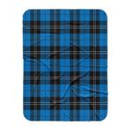 Scotstee Shop Tartan Plaid Blanket Ramsay Blue Ancient Scottish Tartan Plaid Sherpa Blanket
