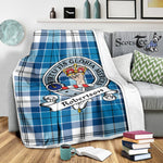 Scotstee Shop Tartan Plaid Blanket Robertson Clan Badge Scottish Tartan Plaid Sherpa Blanket, Tartan Blanket, Plaid Blanket, Scottish Blanket, Gift Christmas Blanket, Christmas Blanket, Mother Day Gift, Father Day Gift