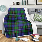 Scotstee Shop Tartan Plaid Blanket Robertson Hunting Modern Scottish Tartan Plaid Sherpa Blanket