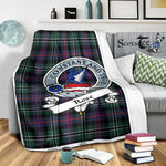 Scotstee Shop Tartan Plaid Blanket Rose Hunting Modern Clan Badge Scottish Tartan Plaid Sherpa Blanket, Tartan Blanket, Plaid Blanket, Scottish Blanket, Gift Christmas Blanket, Christmas Blanket, Mother Day Gift, Father Day Gift