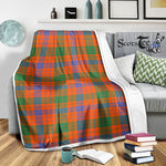 Scotstee Shop Tartan Plaid Blanket Ross Ancient Scottish Tartan Plaid Sherpa Blanket