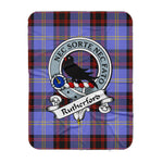 Scotstee Shop Tartan Plaid Blanket Rutherford Clan Badge Scottish Tartan Plaid Sherpa Blanket, Tartan Blanket, Plaid Blanket, Scottish Blanket, Gift Christmas Blanket, Christmas Blanket, Mother Day Gift, Father Day Gift