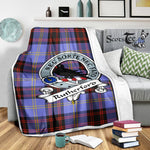 Scotstee Shop Tartan Plaid Blanket Rutherford Clan Badge Scottish Tartan Plaid Sherpa Blanket, Tartan Blanket, Plaid Blanket, Scottish Blanket, Gift Christmas Blanket, Christmas Blanket, Mother Day Gift, Father Day Gift