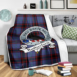 Scotstee Shop Tartan Plaid Blanket Rutherford Hunting Clan Badge Scottish Tartan Plaid Sherpa Blanket, Tartan Blanket, Plaid Blanket, Scottish Blanket, Gift Christmas Blanket, Christmas Blanket, Mother Day Gift, Father Day Gift