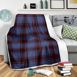 Scotstee Shop Tartan Plaid Blanket Rutherford Hunting Scottish Tartan Plaid Sherpa Blanket