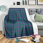 Scotstee Shop Tartan Plaid Blanket Sandilands Modern Scottish Tartan Plaid Sherpa Blanket