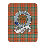 Scotstee Shop Tartan Plaid Blanket Scott Ancient Clan Badge Scottish Tartan Plaid Sherpa Blanket, Tartan Blanket, Plaid Blanket, Scottish Blanket, Gift Christmas Blanket, Christmas Blanket, Mother Day Gift, Father Day Gift