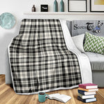 Scotstee Shop Tartan Plaid Blanket Scott Black White Ancient Scottish Tartan Plaid Sherpa Blanket