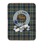 Scotstee Shop Tartan Plaid Blanket Scott Green Modern Clan Badge Scottish Tartan Plaid Sherpa Blanket, Tartan Blanket, Plaid Blanket, Scottish Blanket, Gift Christmas Blanket, Christmas Blanket, Mother Day Gift, Father Day Gift