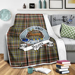 Scotstee Shop Tartan Plaid Blanket Scott Green Weathered Clan Badge Scottish Tartan Plaid Sherpa Blanket, Tartan Blanket, Plaid Blanket, Scottish Blanket, Gift Christmas Blanket, Christmas Blanket, Mother Day Gift, Father Day Gift