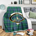 Scotstee Shop Tartan Plaid Blanket Shaw Of Tordarroch Ancient Clan Crest Badge Scottish Tartan Plaid Sherpa Blanket