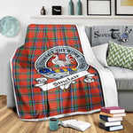 Scotstee Shop Tartan Plaid Blanket Sinclair Ancient Clan Badge Scottish Tartan Plaid Sherpa Blanket, Tartan Blanket, Plaid Blanket, Scottish Blanket, Gift Christmas Blanket, Christmas Blanket, Mother Day Gift, Father Day Gift