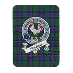 Scotstee Shop Tartan Plaid Blanket Sinclair Hunting Modern Clan Badge Scottish Tartan Plaid Sherpa Blanket, Tartan Blanket, Plaid Blanket, Scottish Blanket, Gift Christmas Blanket, Christmas Blanket, Mother Day Gift, Father Day Gift