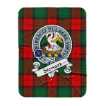 Scotstee Shop Tartan Plaid Blanket Stewart Atholl Modern Clan Badge Scottish Tartan Plaid Sherpa Blanket, Tartan Blanket, Plaid Blanket, Scottish Blanket, Gift Christmas Blanket, Christmas Blanket, Mother Day Gift, Father Day Gift