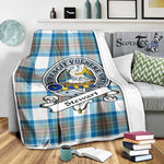 Scotstee Shop Tartan Plaid Blanket Stewart High Stewards Muted Blue Clan Badge Scottish Tartan Plaid Sherpa Blanket, Tartan Blanket, Plaid Blanket, Scottish Blanket, Gift Christmas Blanket, Christmas Blanket, Mother Day Gift, Father Day Gift