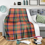 Scotstee Shop Tartan Plaid Blanket Stewart Royal Ancient Scottish Tartan Plaid Sherpa Blanket