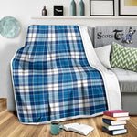 Scotstee Shop Tartan Plaid Blanket Strathclyde District Scottish Tartan Plaid Sherpa Blanket