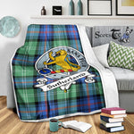 Scotstee Shop Tartan Plaid Blanket Sutherland Old Ancient Clan Badge Scottish Tartan Plaid Sherpa Blanket, Tartan Blanket, Plaid Blanket, Scottish Blanket, Gift Christmas Blanket, Christmas Blanket, Mother Day Gift, Father Day Gift