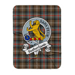 Scotstee Shop Tartan Plaid Blanket Sutherland Weathered Clan Badge Scottish Tartan Plaid Sherpa Blanket, Tartan Blanket, Plaid Blanket, Scottish Blanket, Gift Christmas Blanket, Christmas Blanket, Mother Day Gift, Father Day Gift