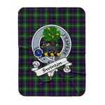 Scotstee Shop Tartan Plaid Blanket Swinton Clan Badge Scottish Tartan Plaid Sherpa Blanket, Tartan Blanket, Plaid Blanket, Scottish Blanket, Gift Christmas Blanket, Christmas Blanket, Mother Day Gift, Father Day Gift