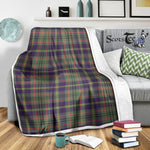 Scotstee Shop Tartan Plaid Blanket Taylor Weathered Scottish Tartan Plaid Sherpa Blanket