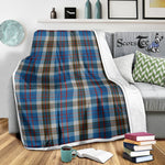 Scotstee Shop Tartan Plaid Blanket Thomson Blue Scottish Tartan Plaid Sherpa Blanket