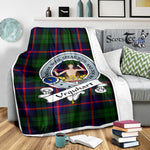 Scotstee Shop Tartan Plaid Blanket Urquhart Modern Clan Badge Scottish Tartan Plaid Sherpa Blanket, Tartan Blanket, Plaid Blanket, Scottish Blanket, Gift Christmas Blanket, Christmas Blanket, Mother Day Gift, Father Day Gift