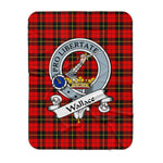 Scotstee Shop Tartan Plaid Blanket Wallace Clan Badge Scottish Tartan Plaid Sherpa Blanket, Tartan Blanket, Plaid Blanket, Scottish Blanket, Gift Christmas Blanket, Christmas Blanket, Mother Day Gift, Father Day Gift