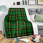 Scotstee Shop Tartan Plaid Blanket Wallace Hunting Scottish Tartan Plaid Sherpa Blanket