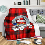 Scotstee Shop Tartan Plaid Blanket Wemyss Clan Badge Scottish Tartan Plaid Sherpa Blanket, Tartan Blanket, Plaid Blanket, Scottish Blanket, Gift Christmas Blanket, Christmas Blanket, Mother Day Gift, Father Day Gift