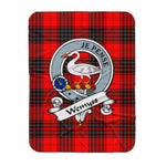Scotstee Shop Tartan Plaid Blanket Wemyss Clan Badge Scottish Tartan Plaid Sherpa Blanket, Tartan Blanket, Plaid Blanket, Scottish Blanket, Gift Christmas Blanket, Christmas Blanket, Mother Day Gift, Father Day Gift