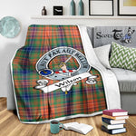 Scotstee Shop Tartan Plaid Blanket Wilson Clan Badge Scottish Tartan Plaid Sherpa Blanket, Tartan Blanket, Plaid Blanket, Scottish Blanket, Gift Christmas Blanket, Christmas Blanket, Mother Day Gift, Father Day Gift