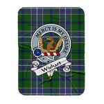Scotstee Shop Tartan Plaid Blanket Wishart Hunting Clan Badge Scottish Tartan Plaid Sherpa Blanket, Tartan Blanket, Plaid Blanket, Scottish Blanket, Gift Christmas Blanket, Christmas Blanket, Mother Day Gift, Father Day Gift