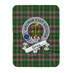 Scotstee Shop Tartan Plaid Blanket Gray Hunting Clan Badge Scottish Tartan Plaid Sherpa Blanket, Tartan Blanket, Plaid Blanket, Scottish Blanket, Gift Christmas Blanket, Christmas Blanket, Mother Day Gift, Father Day Gift