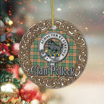 Pollock Celtic Circle Plaid Ornament Gift. Christmas Tree Ornament Tartan Ornament Great Christmas Ornaments Gift - Scotstee Shop