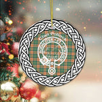 Pollock Clan Tartan Crest Badge Plaid Ornament Gift. Christmas Tree Ornament Tartan Ornament Great Christmas Ornaments Gift - Scotstee Shop