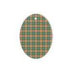 Pollock Hunting Tartan Oval Ornaments, Christmas Tree Ornament, Plaid Christmas Ornaments, Ceramic Oval Christmas Tree Decoration, Tartan Oval Ornaments, Christmas Tree Ornament, Plaid Christmas Ornaments, Ceramic Oval Christmas Tree Decoration