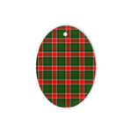 Pollock Tartan Oval Ornaments, Christmas Tree Ornament, Plaid Christmas Ornaments, Ceramic Oval Christmas Tree Decoration, Tartan Oval Ornaments, Christmas Tree Ornament, Plaid Christmas Ornaments, Ceramic Oval Christmas Tree Decoration